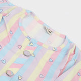 Girls Half Sleeves Tight Suit - Multi Color, Girls Suits, Chase Value, Chase Value