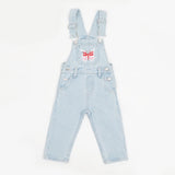 Girls Denim Romper - Sky Blue, Girls Suits, Chase Value, Chase Value