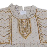 Girls Embroidered Shalwar Suit - Fawn, Girls Shalwar Kameez, Chase Value, Chase Value