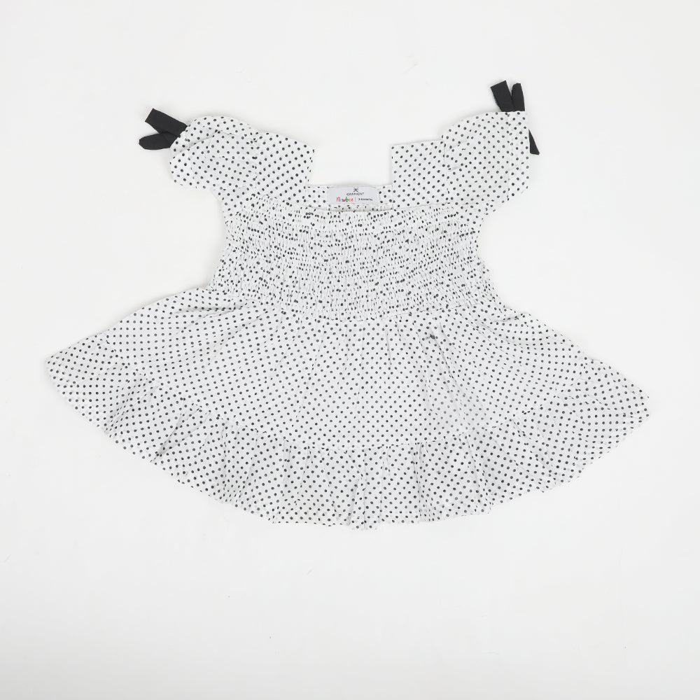 Eminent Newborn Girls Frock - White, Newborn Girls Frocks, Eminent, Chase Value