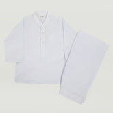 Newborn Boy Plain Shalwar Suit - White, Newborn Boys Shalwar Suits, Chase Value, Chase Value
