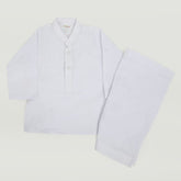 Newborn Boy Plain Shalwar Suit - White, Newborn Boys Shalwar Suits, Chase Value, Chase Value