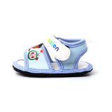 Newborn Boys Character Sandle - Light Blue, Newborn Caps, Shoes & Socks, Chase Value, Chase Value