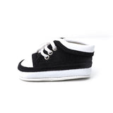 Newborn Boys Lace Shoes - Black, Newborn Caps, Shoes & Socks, Chase Value, Chase Value
