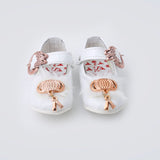 Newborn Girls Pumpy (Fur) - White, Newborn Caps, Shoes & Socks, Chase Value, Chase Value