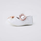 Newborn Girls Pumpy (Fur) - White, Newborn Caps, Shoes & Socks, Chase Value, Chase Value
