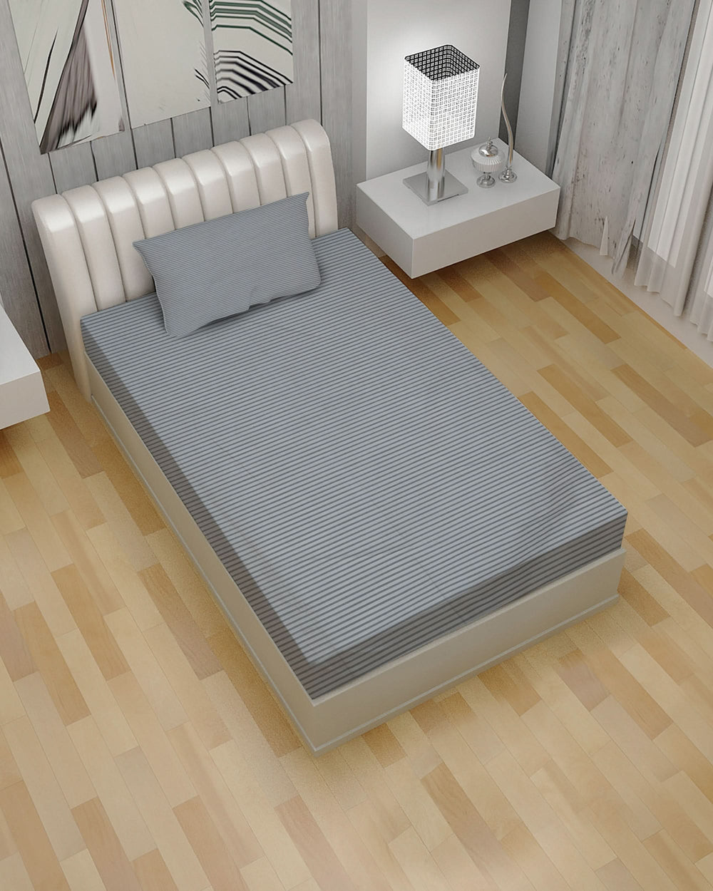 2pcs Single Bedsheet, Single Size Bed Sheet, Chase Value, Chase Value