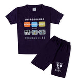 Valuable Boys Half Sleeves Suit - Purple, Boys Sets & Suits, Chase Value, Chase Value