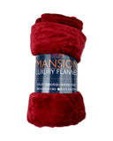 Mansion Solid Flannel Throw – Single Compact 150x220
