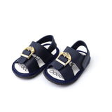 Newborn Boys Aerosoft Sandle - Navy Blue, Newborn Caps, Shoes & Socks, Chase Value, Chase Value