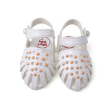 Newborn Baby Pumpy Stone (Panja) - White, Newborn Caps, Shoes & Socks, Chase Value, Chase Value