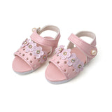 Newborn Sandle Five Flower - Peach, Newborn Caps, Shoes & Socks, Chase Value, Chase Value
