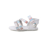 Newborn Girls Sandle Multi Step - Off White, Newborn Caps, Shoes & Socks, Chase Value, Chase Value