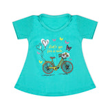 Valuable Girls Half Sleeves Suit - Cyan, Girls Suits, Chase Value, Chase Value