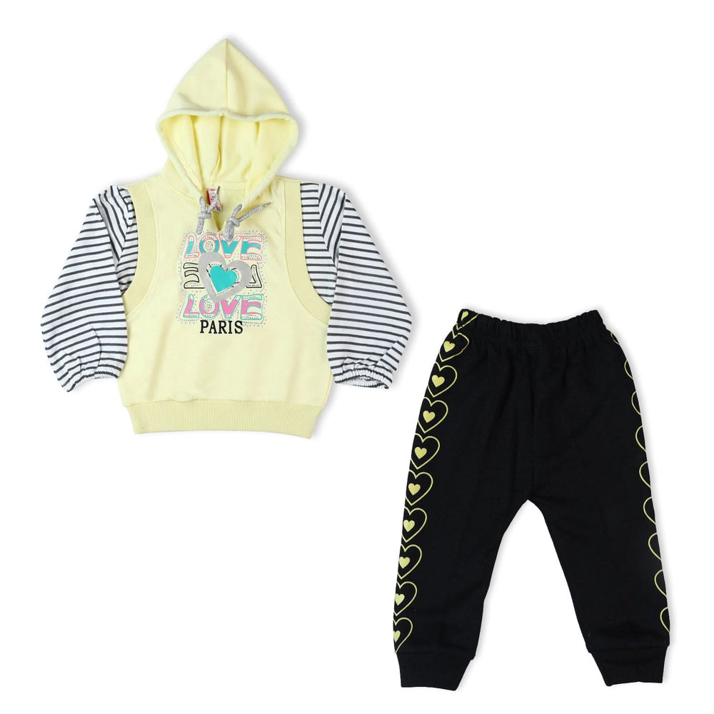 Girls Tights Suit - Yellow, Girls Suits, Chase Value, Chase Value