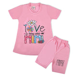 Valuable Girls Half Sleeves Suit - Pink, Girls Suits, Chase Value, Chase Value