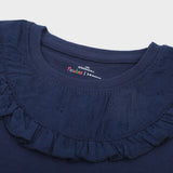 Eminent Newborn Girls Half Sleeves Romper - Navy Blue, Newborn Girls Rompers, Eminent, Chase Value
