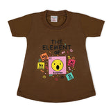Valuable Girls Half Sleeves Suit - Brown, Girls Suits, Chase Value, Chase Value