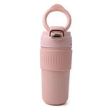 Stainless Steel Vacuum Mug 450 ML - Peach, Thermos & Mug, Chase Value, Chase Value