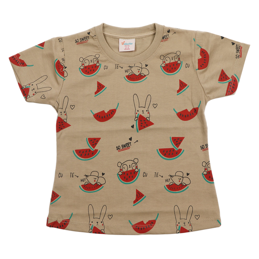 Girls Half Sleeves T-Shirt, Girls T-Shirts, Chase Value, Chase Value