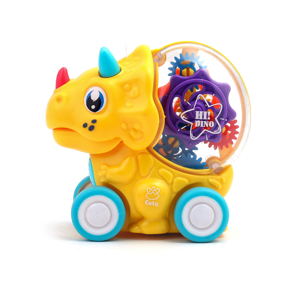 Friction Gear Dinosaur Car With Light, Non-Remote Control, Chase Value, Chase Value