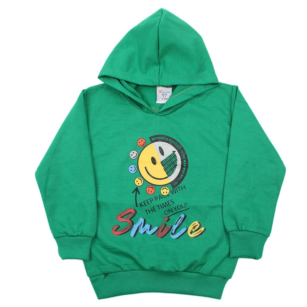Boys Full Sleeves Hoodie - Green, Boys Hoodies & Sweat Shirts, Chase Value, Chase Value