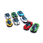 Sport Car Set 8 Pcs - Multi Color, Die-cast Model Car, Chase Value, Chase Value