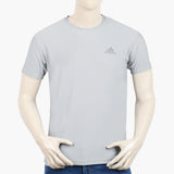 Men's Round Neck Half Sleeves T-Shirt - Light Grey, Men's T-Shirts & Polos, Chase Value, Chase Value