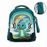 Kids Character School Bag - Steel Green, School Bags, Chase Value, Chase Value
