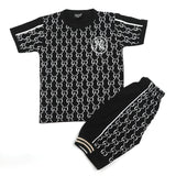 Boys Half Sleeves Short Suit - Black, Boys Sets & Suits, Chase Value, Chase Value