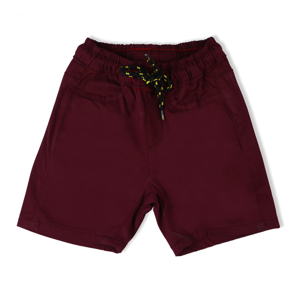 Boys Cotton Short - Maroon, Boys Shorts, Chase Value, Chase Value