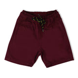 Boys Cotton Short - Maroon, Boys Shorts, Chase Value, Chase Value