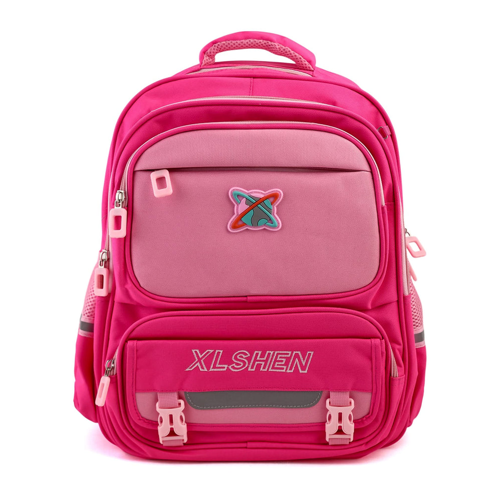 Kids School Backpack 16" - Pink, School Bags, Chase Value, Chase Value