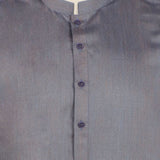 Men's Slim Fit Plain Kurta - Grey, Men's Kurtas, Chase Value, Chase Value