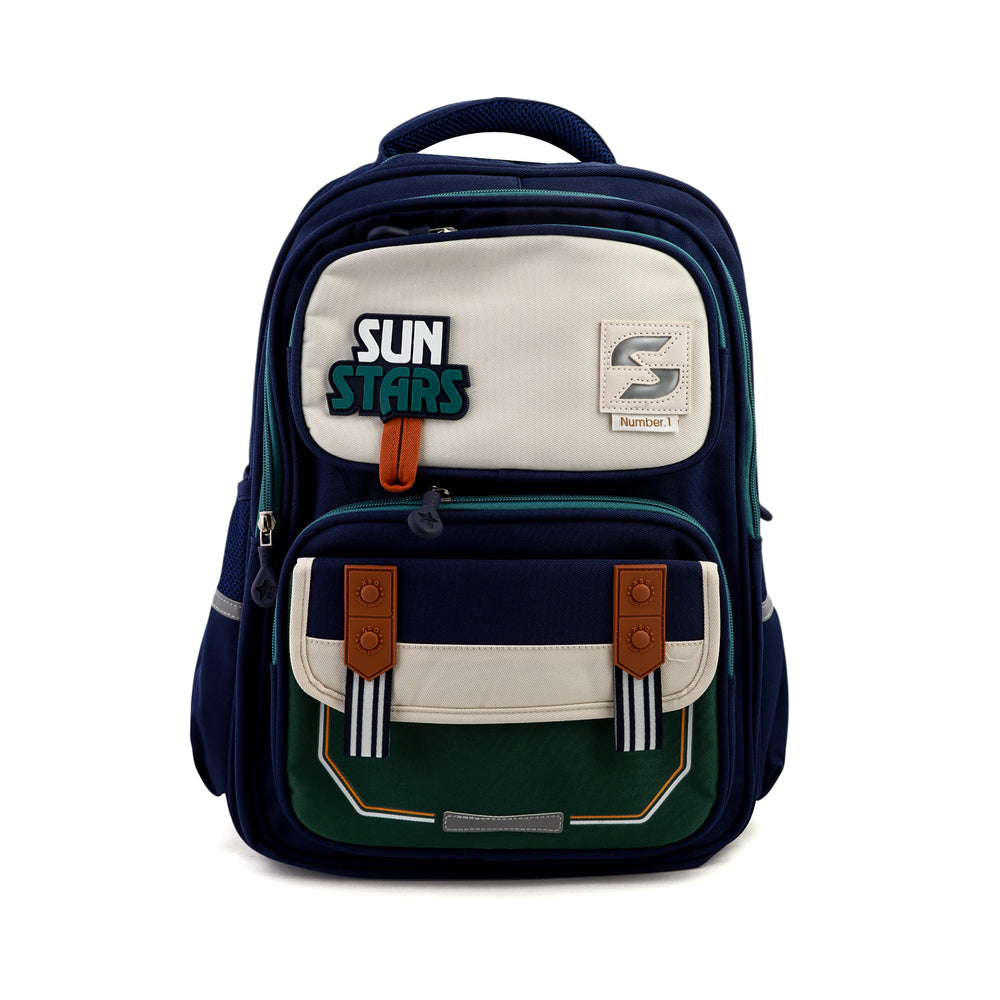Kids School Backpack 16" - Green, School Bags, Chase Value, Chase Value