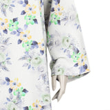 Women's Printed Linen Co-Ord Set - White, Women Co-Ord Set, Chase Value, Chase Value