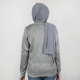 Women's Full Sleeves Sweat Shirt - Grey, Women Sweatshirts & Hoodies, Chase Value, Chase Value