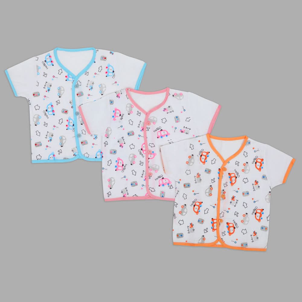 Newborn Boys Summer Vest - Multi Color, Newborn Boys Shirts & T-Shirts, Chase Value, Chase Value