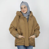 Women's Full Sleeves Jacket - Dark Fawn, Women Sweatshirts & Hoodies, Chase Value, Chase Value