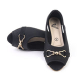 Girls Peeptoe - Black, Girls Peeptoe, Chase Value, Chase Value