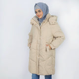 Women's Full Sleeves Jacket - Beige, Women Sweatshirts & Hoodies, Chase Value, Chase Value