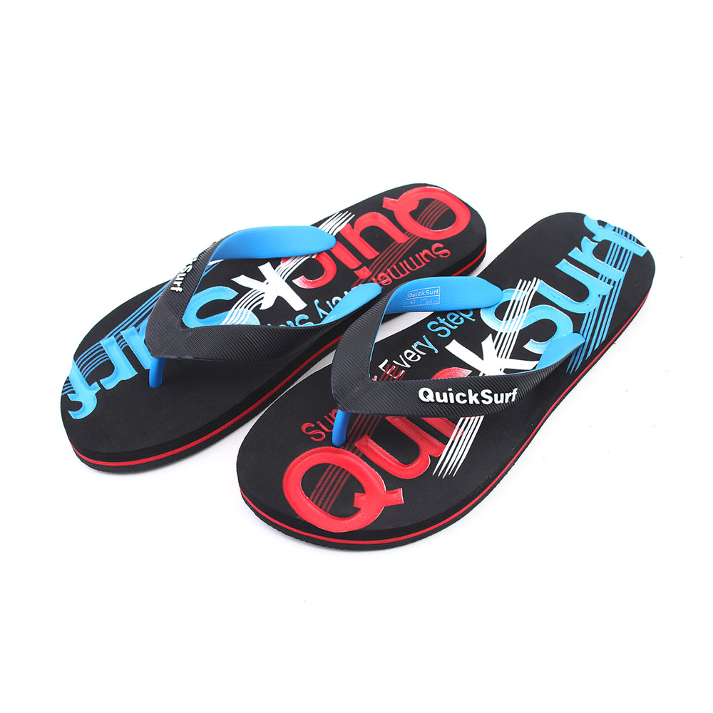 Men's Orignal Quick Surf Flip Flop Slipper - Black, Men's Slippers, Chase Value, Chase Value