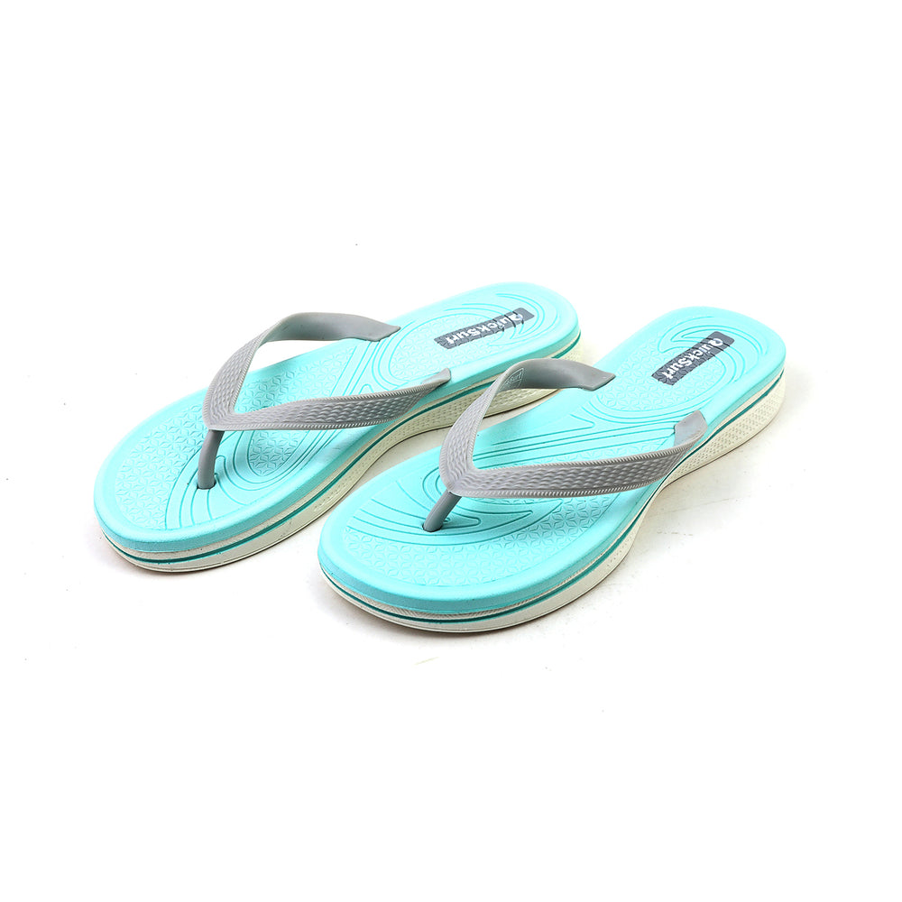 Women's Original Quick Surf Flip Flop Slipper - Light Green, Women Slippers, Chase Value, Chase Value