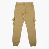 Girls Cargo Cotton Pant - Khaki, Girls Pants & Capri, Chase Value, Chase Value