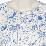 Women's Full Sleeves Printed Top - Blue, Women T-Shirts & Tops, Chase Value, Chase Value