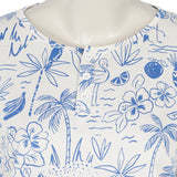 Women's Full Sleeves Printed Top - Blue, Women T-Shirts & Tops, Chase Value, Chase Value