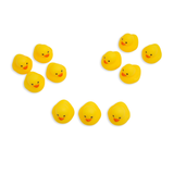 Duck Set Vinyl Pvc 12 Pcs - Yellow, Animal Toys, Chase Value, Chase Value