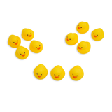 Duck Set Vinyl Pvc 12 Pcs - Yellow, Animal Toys, Chase Value, Chase Value