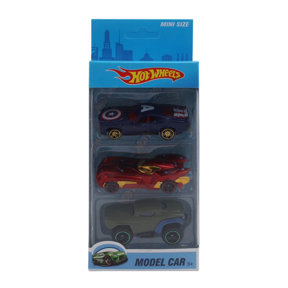 Hot Wheel Car Set 3Pcs 8688, Die-cast Model Car, Chase Value, Chase Value