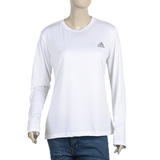 Women's Full Sleeves T-Shirt - White, Women T-Shirts & Tops, Chase Value, Chase Value